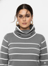Lupetto a righe con collo removibile DORABELLA PIU'