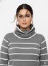 Lupetto a righe con collo removibile DORABELLA PIU'