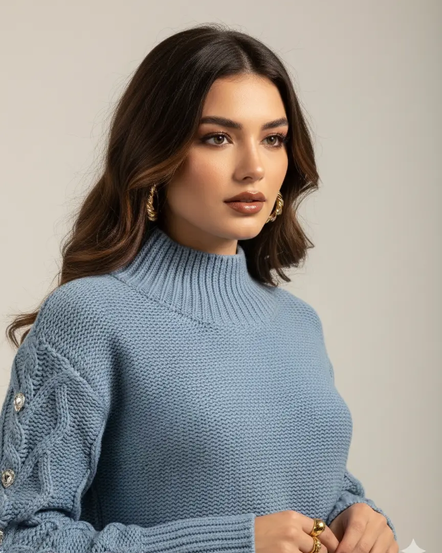 Lupetto con applicazioni strass DORABELLA