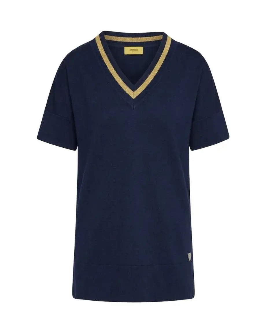 Maglia V NERO DORABELLA PIU'