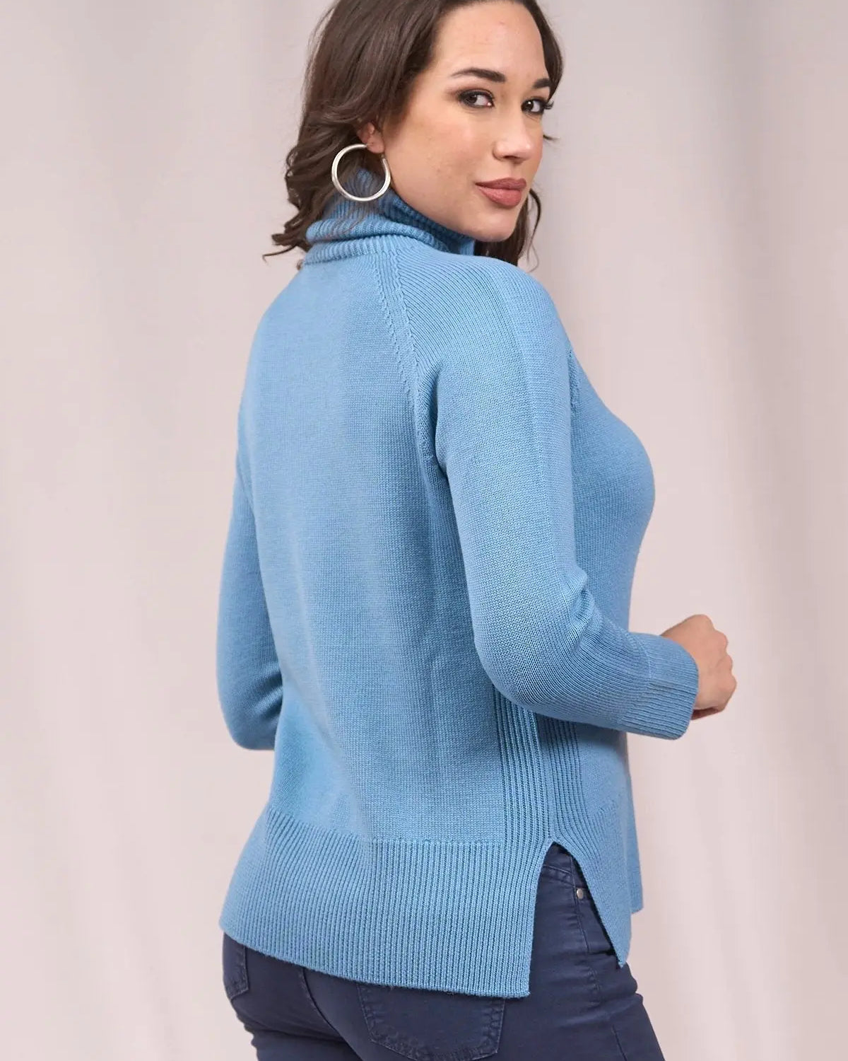 Maglia a collo alto con manica raglan CARTA DA ZUCCHERO IRONICA