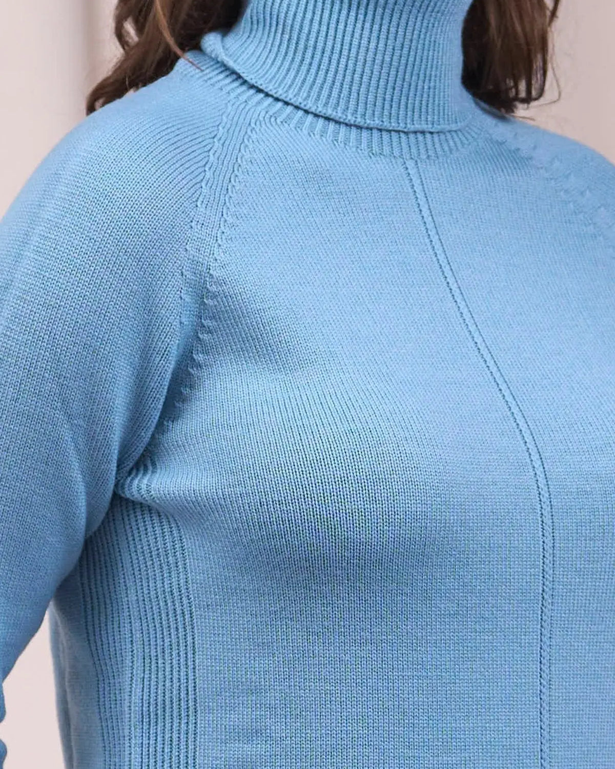 Maglia a collo alto con manica raglan CARTA DA ZUCCHERO IRONICA