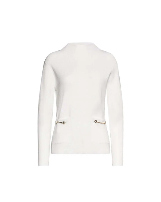 Maglia a collo alto con tasche e morsetti OFF WHITE DORABELLA