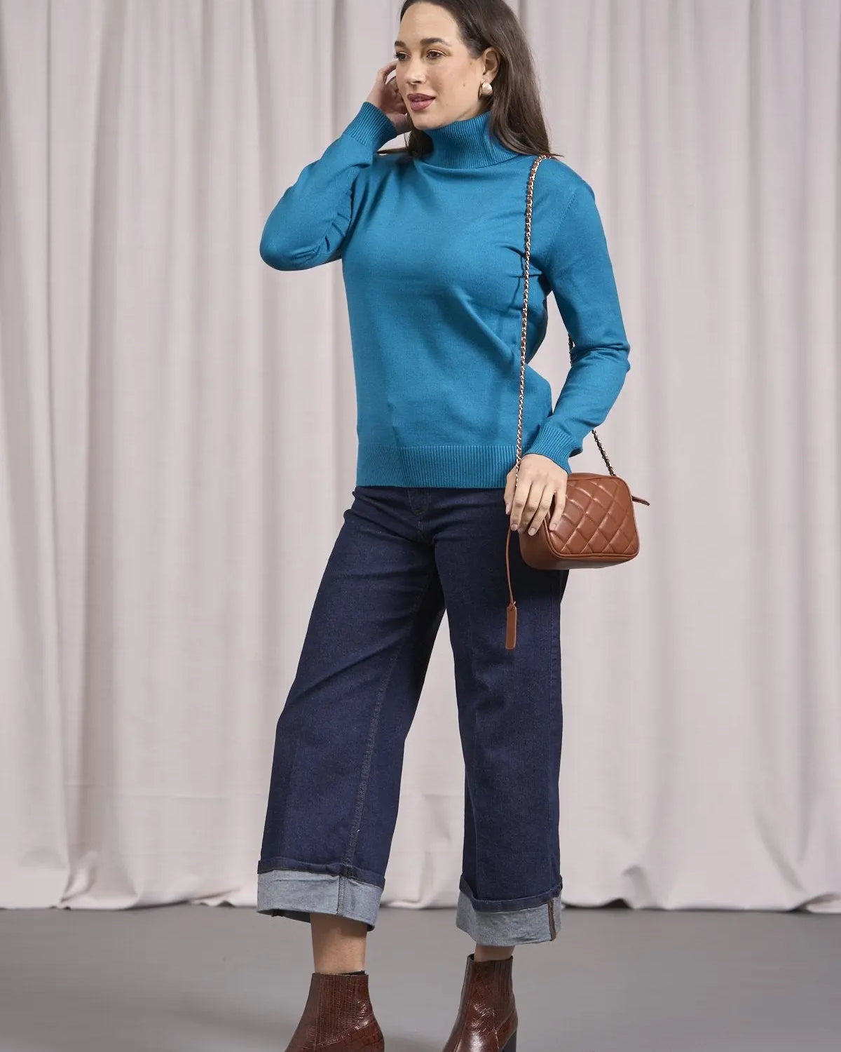 Maglia a collo alto risvoltato OTTANIO DORABELLA