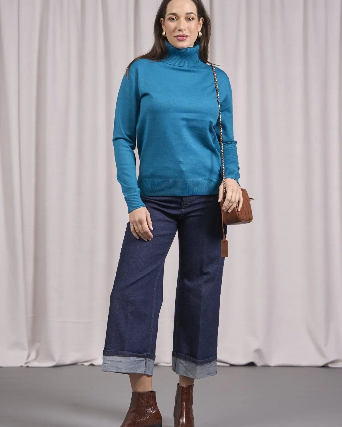 Maglia a collo alto risvoltato OTTANIO DORABELLA