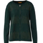 Maglia a girocollo con zip e strass frontali FORESTA DORABELLA PIU'