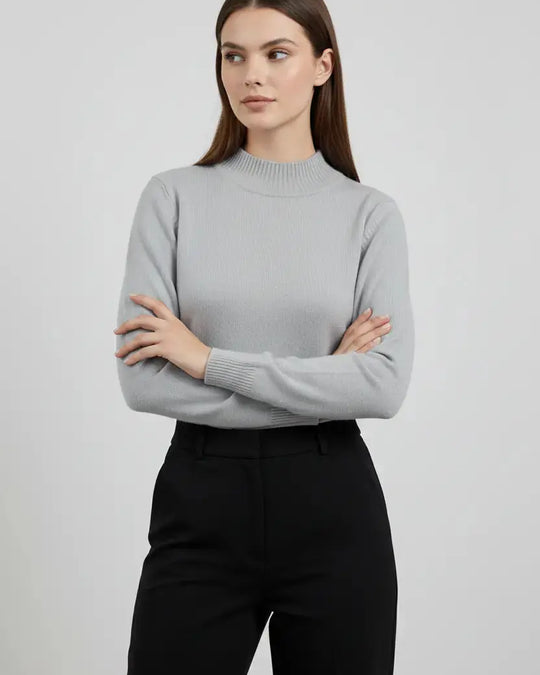 Maglia a mezzo collo con spacchi DORABELLA