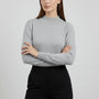 Maglia a mezzo collo con spacchi DORABELLA