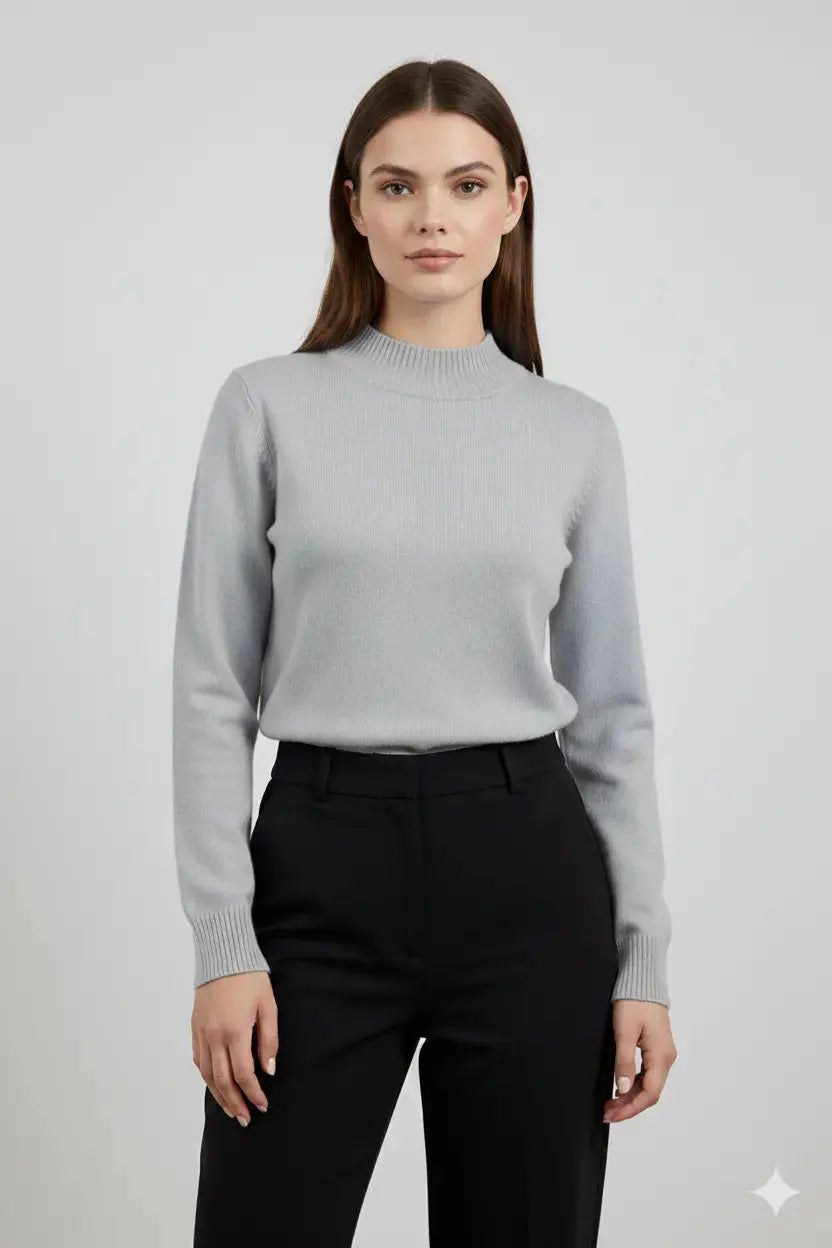 Maglia a mezzo collo con spacchi DORABELLA