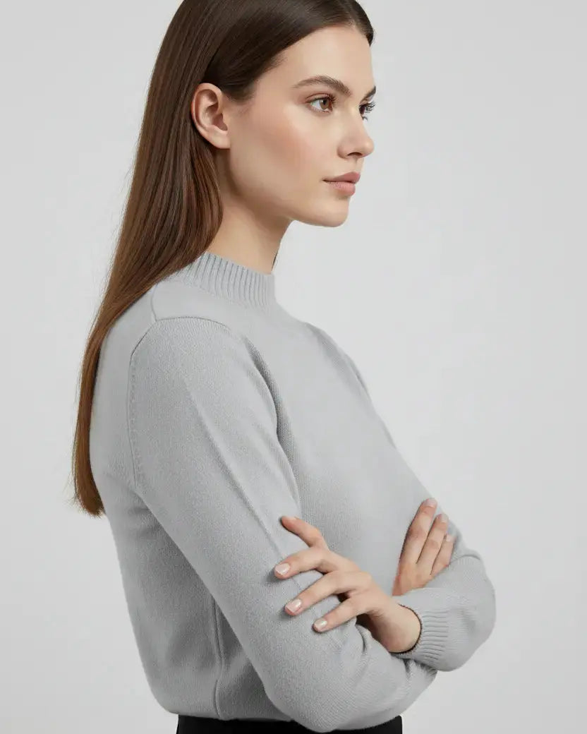 Maglia a mezzo collo con spacchi DORABELLA