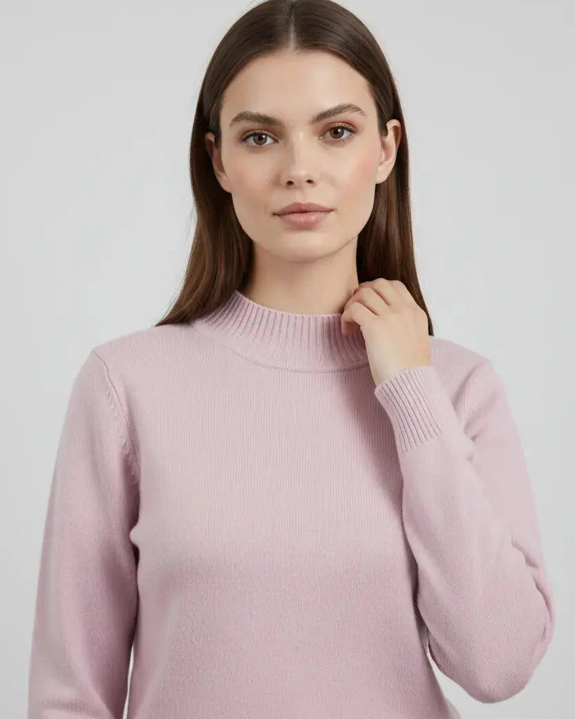 Maglia a mezzo collo con spacchi DORABELLA