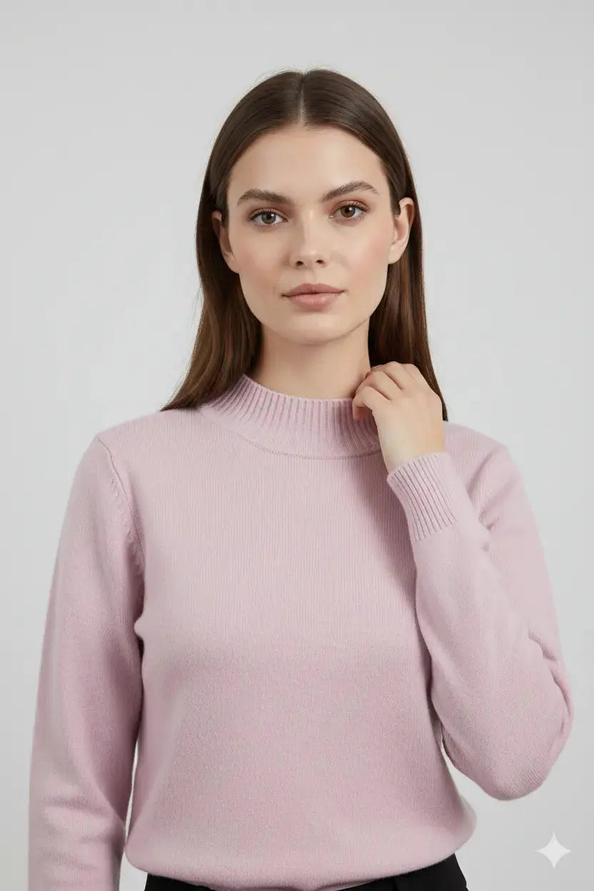 Maglia a mezzo collo con spacchi DORABELLA