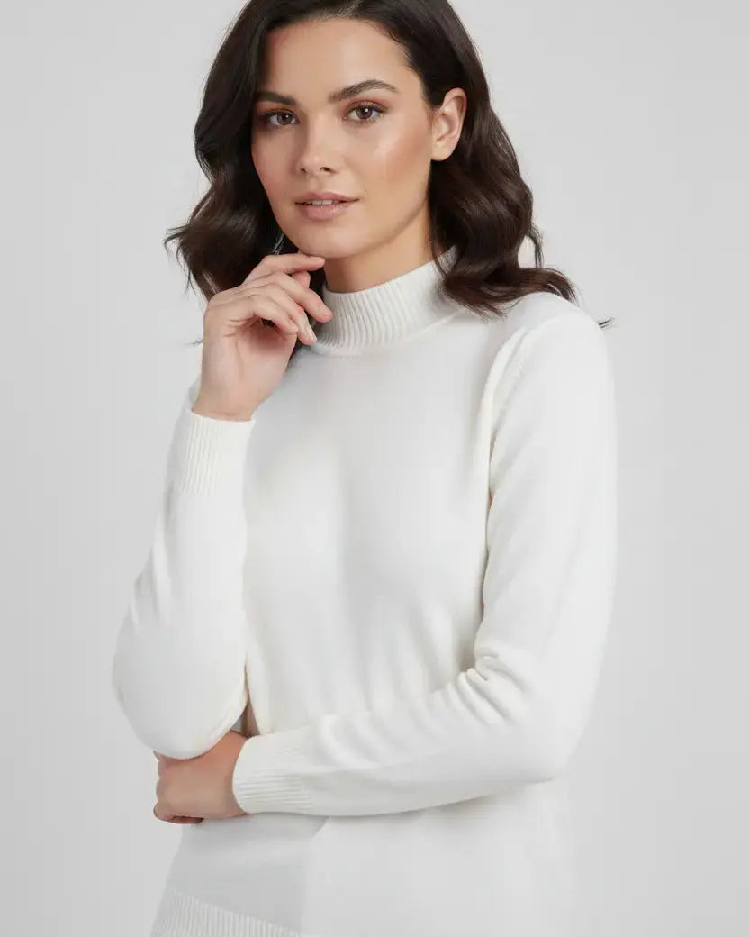 Maglia a mezzo collo con spacchi DORABELLA
