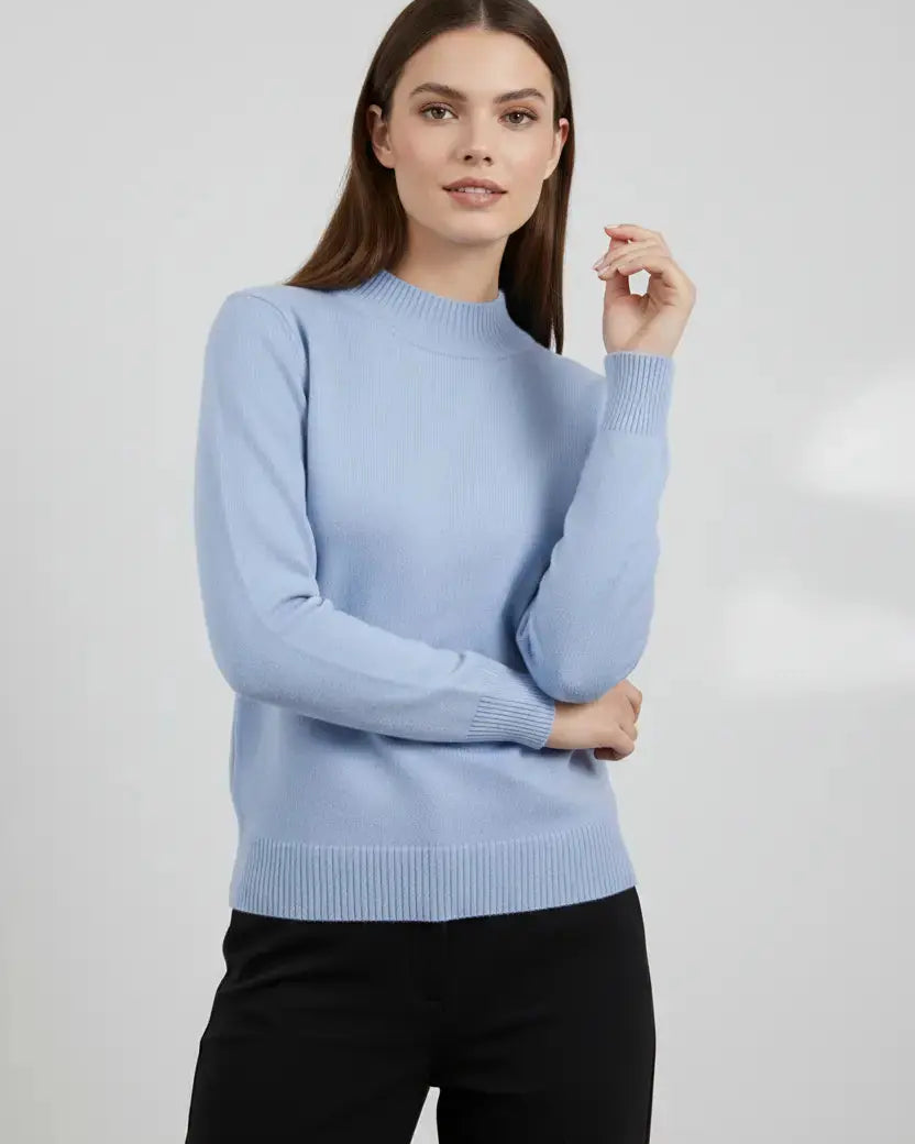 Maglia a mezzo collo con spacchi DORABELLA
