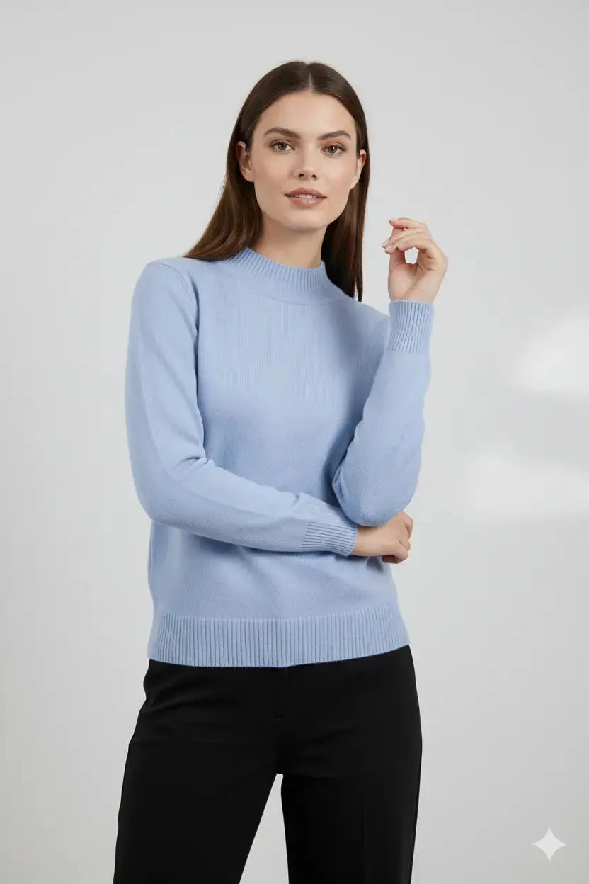 Maglia a mezzo collo con spacchi DORABELLA