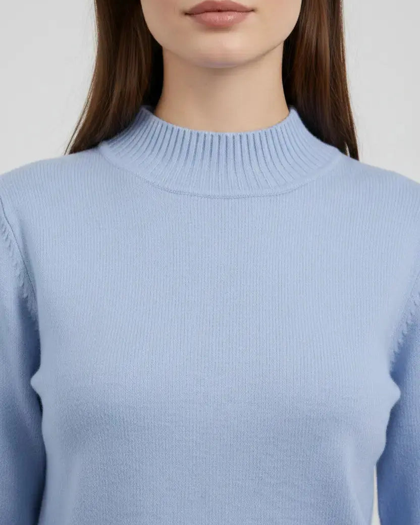 Maglia a mezzo collo con spacchi DORABELLA