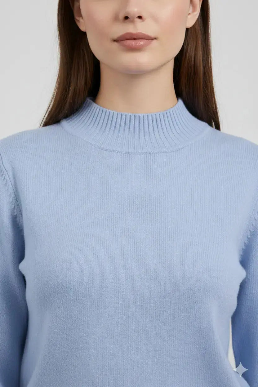 Maglia a mezzo collo con spacchi DORABELLA