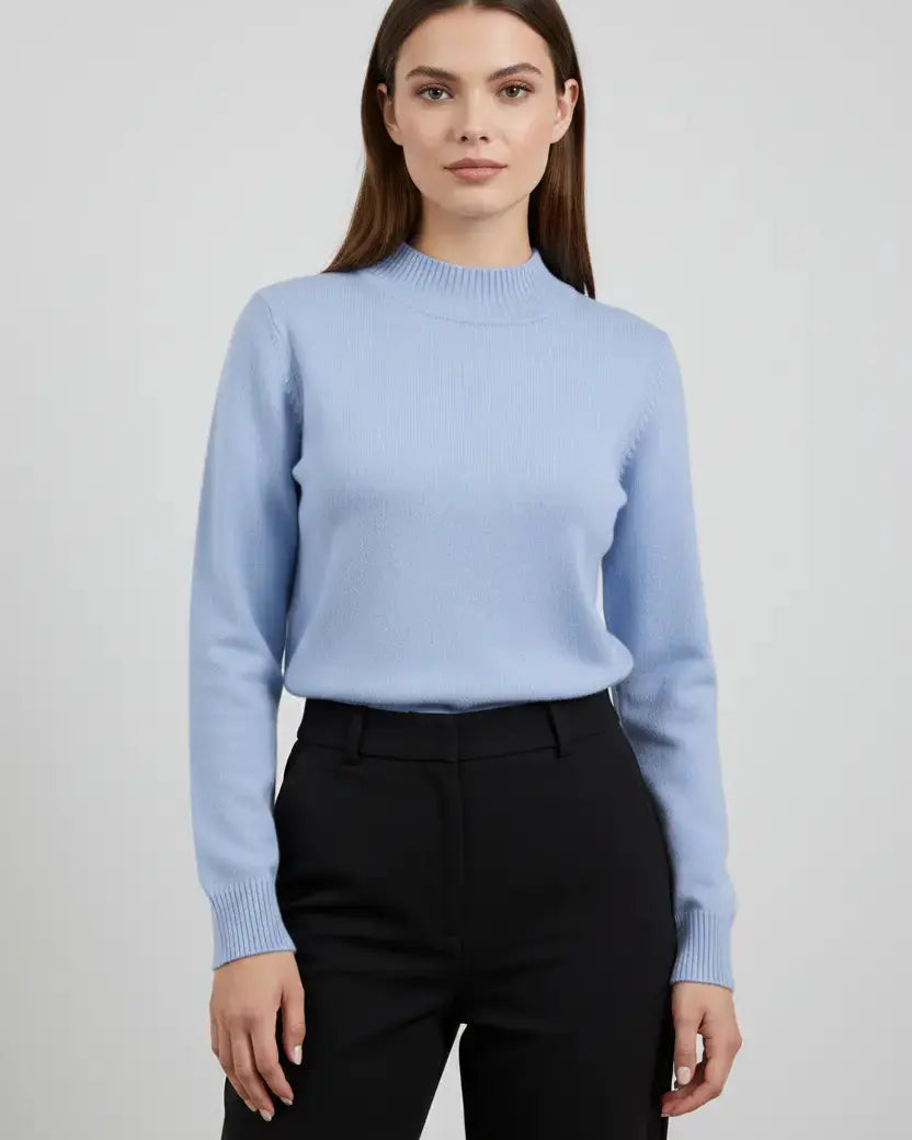 Maglia a mezzo collo con spacchi DORABELLA