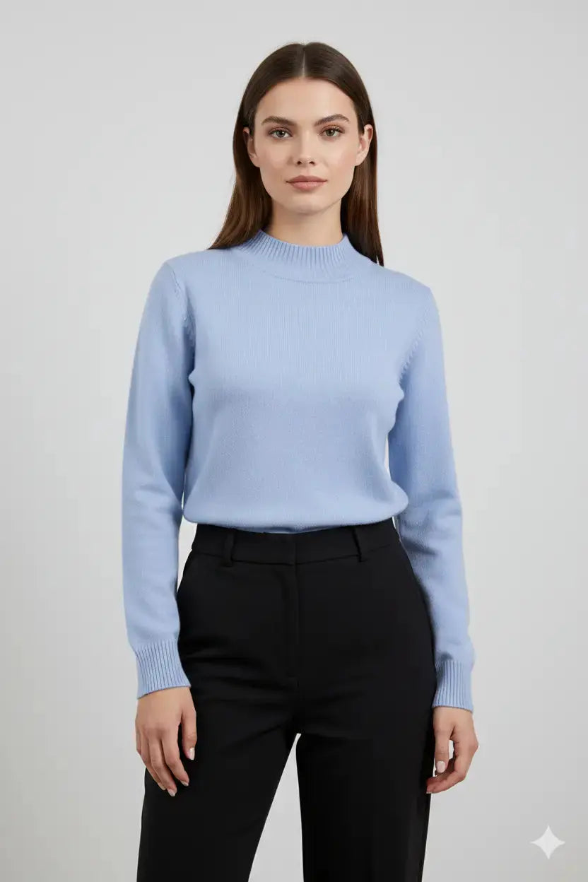 Maglia a mezzo collo con spacchi DORABELLA
