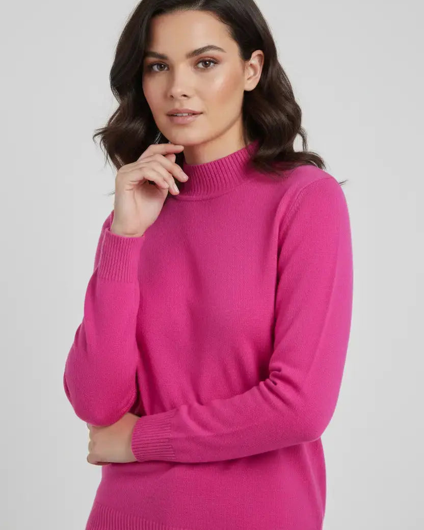 Maglia a mezzo collo con spacchi DORABELLA