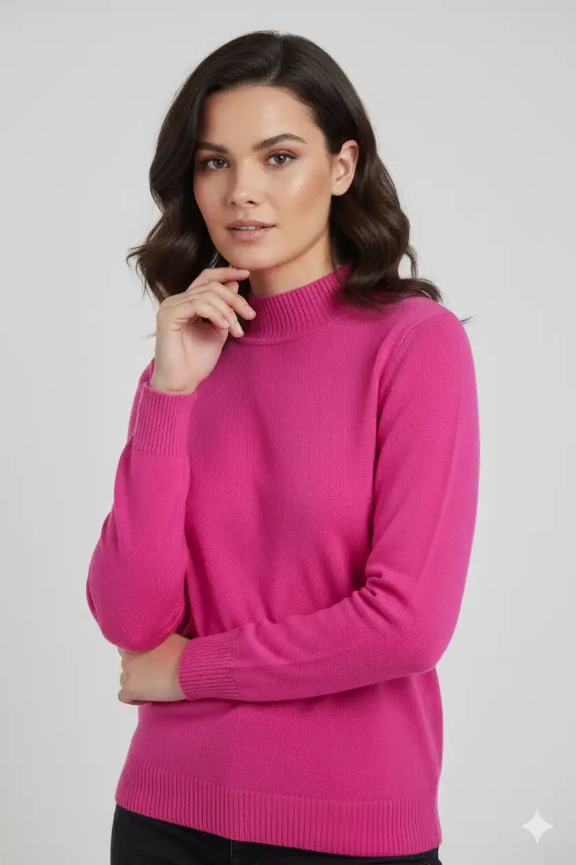 Maglia a mezzo collo con spacchi DORABELLA