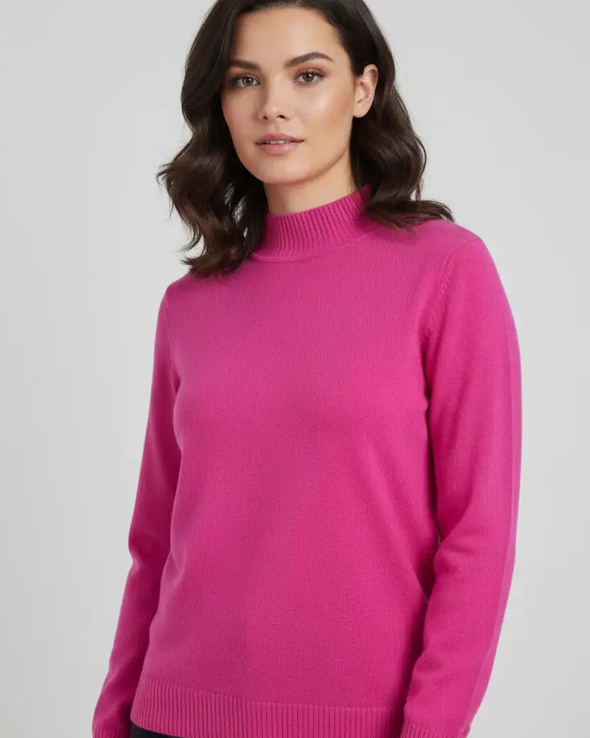 Maglia a mezzo collo con spacchi DORABELLA