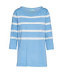 Maglia a righe in misto lurex con bottoni CELESTE DORABELLA