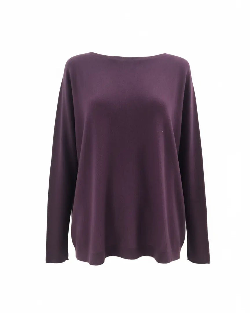 Maglia a scatola in tinta unita DORABELLA