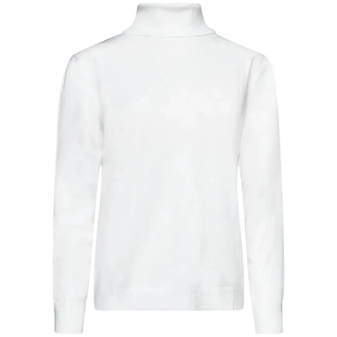 Maglia basic a collo alto risvoltato OFF WHITE DORABELLA