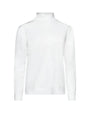 Maglia basic a collo alto risvoltato OFF WHITE DORABELLA