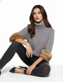 Maglia collo alto GRIGIO IRONICA
