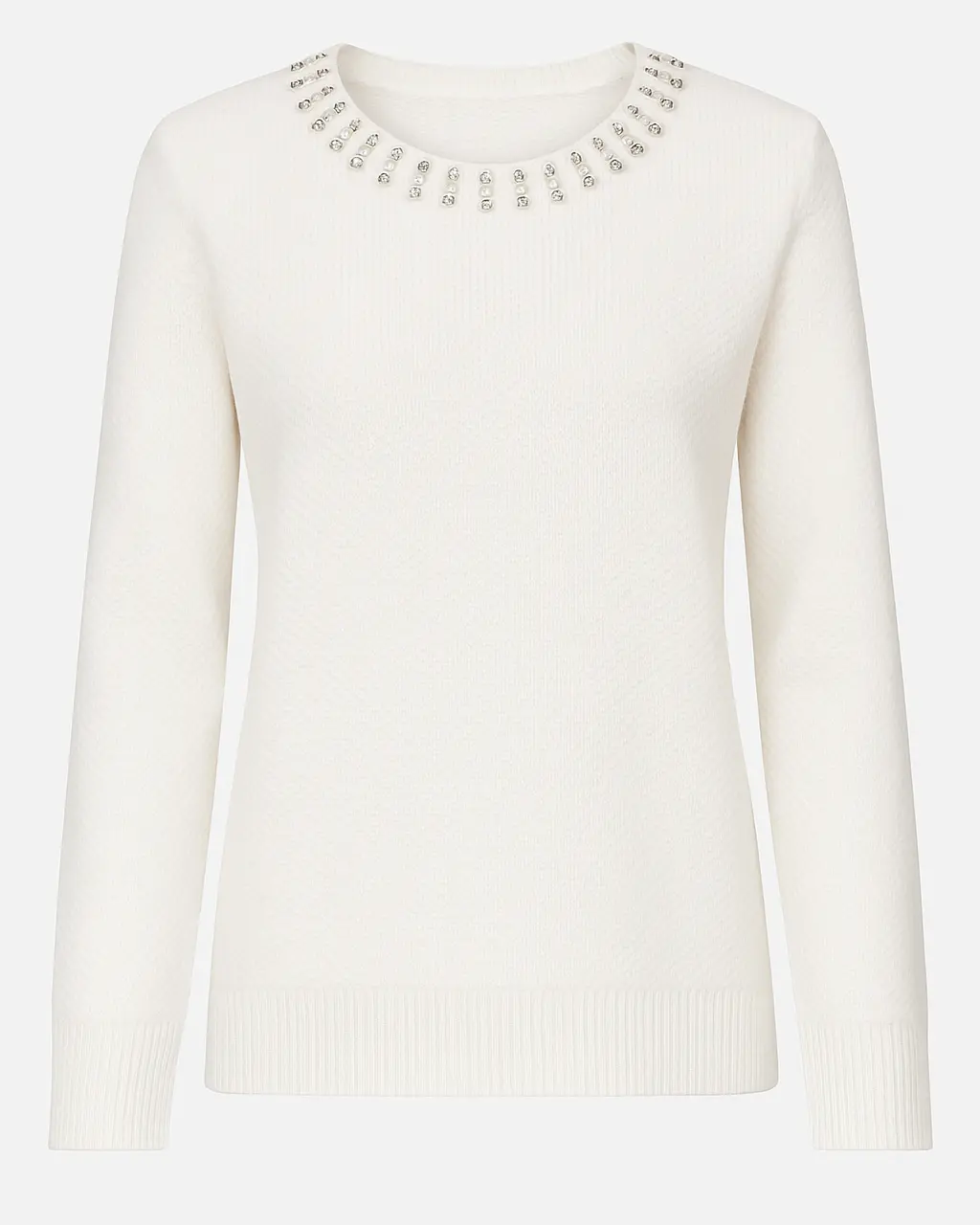 Maglia con applicazioni al girocollo DORABELLA