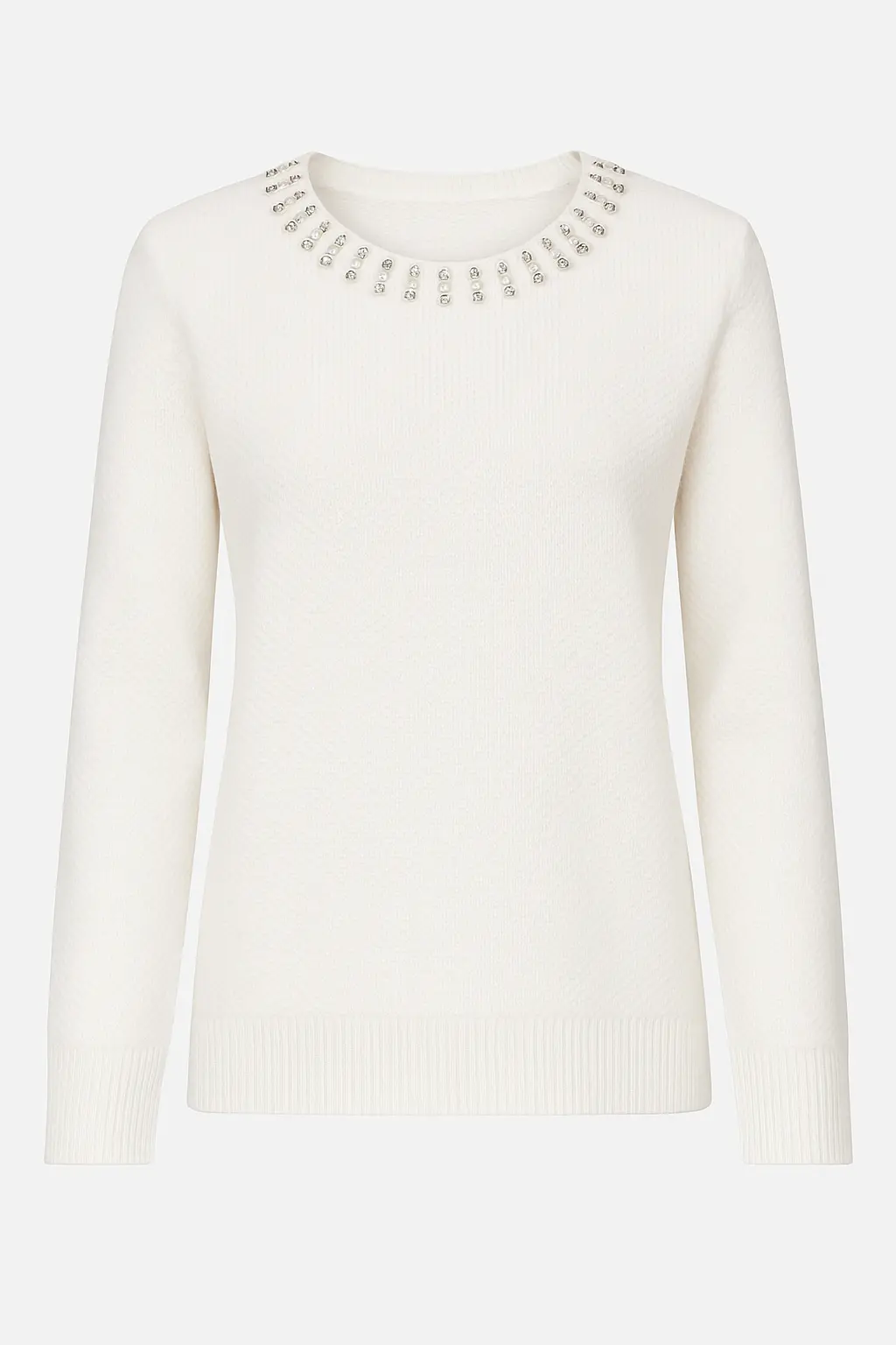 Maglia con applicazioni al girocollo DORABELLA