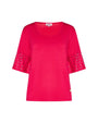 Maglia con borchie FUXIA DORABELLA PIU' XL