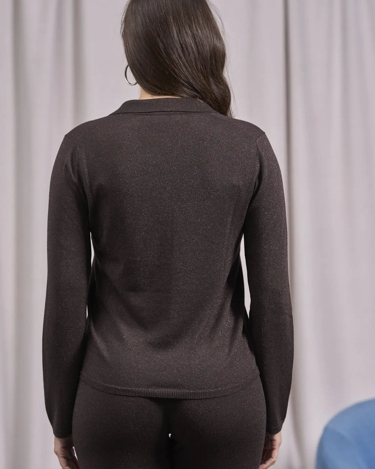 Maglia con collo polo con bottoni MORO IRONICA