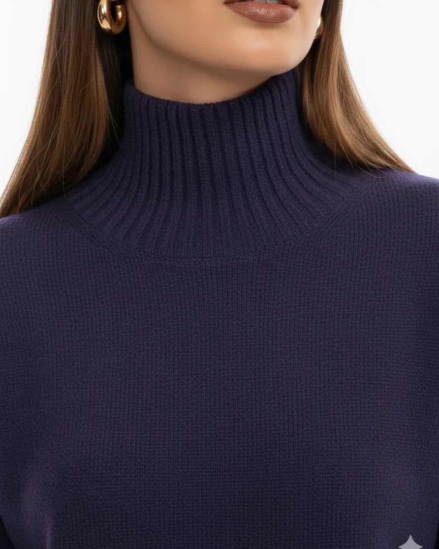 Maglia con collone in tinta unita DORABELLA