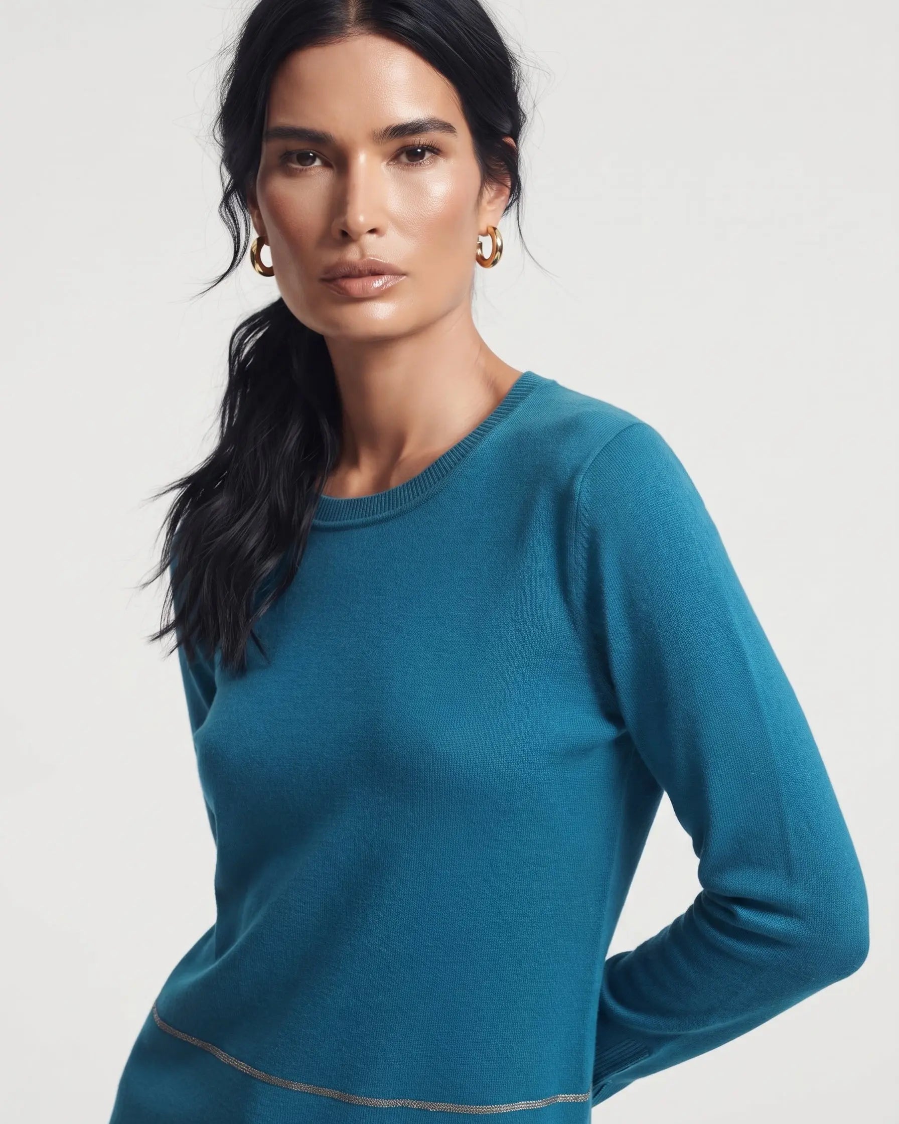 Maglia con dettaglio microchain DORABELLA