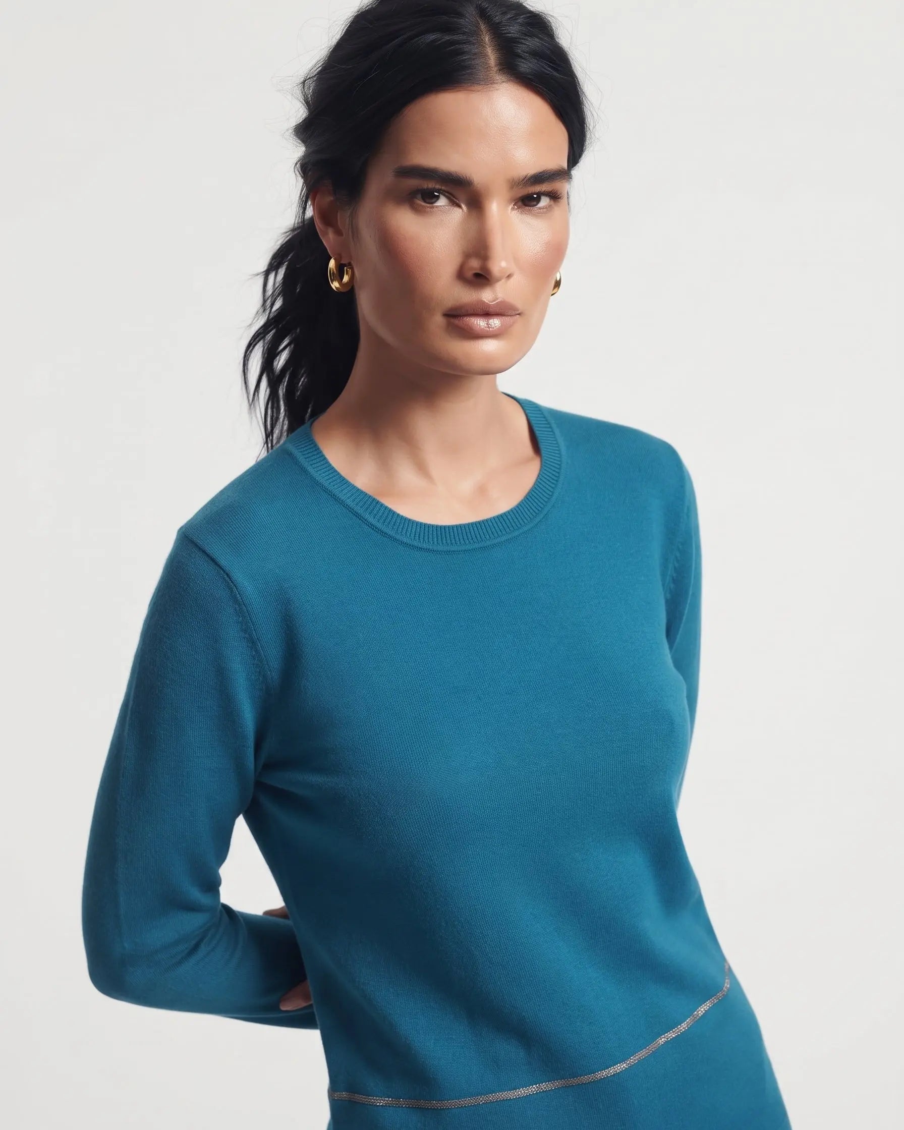 Maglia con dettaglio microchain DORABELLA