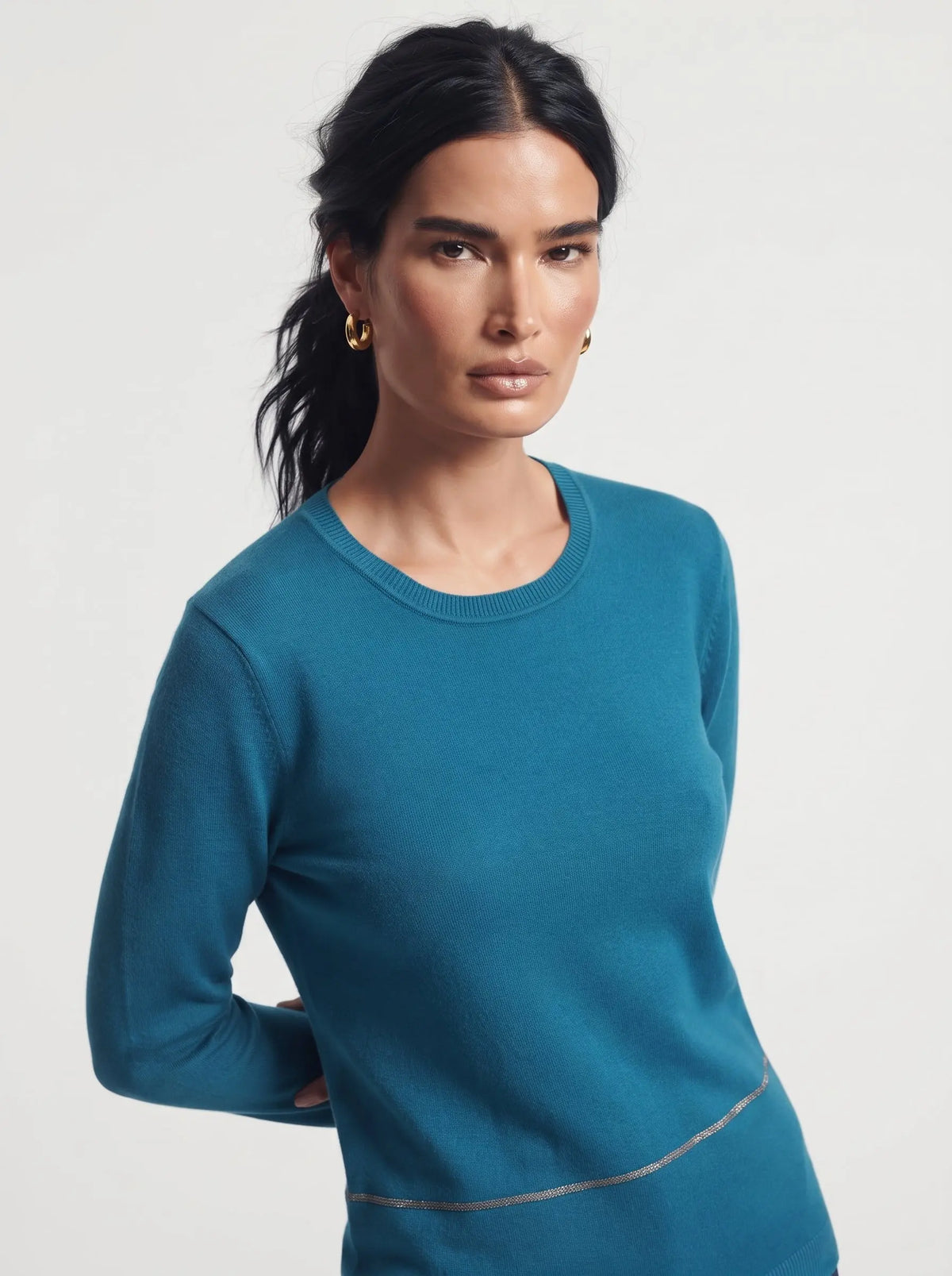 Maglia con dettaglio microchain DORABELLA