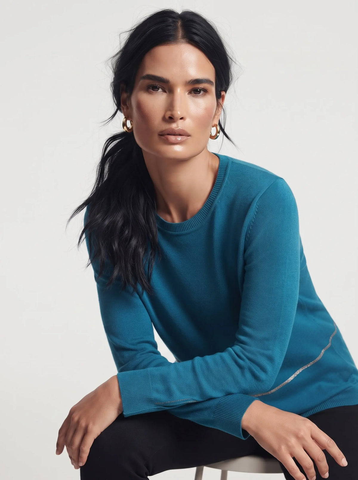Maglia con dettaglio microchain DORABELLA