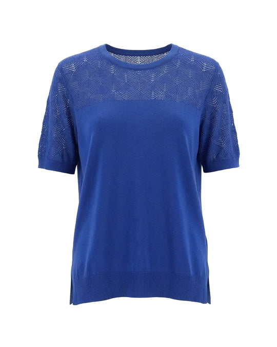 Maglia con girocollo traforato DORABELLA PIU'