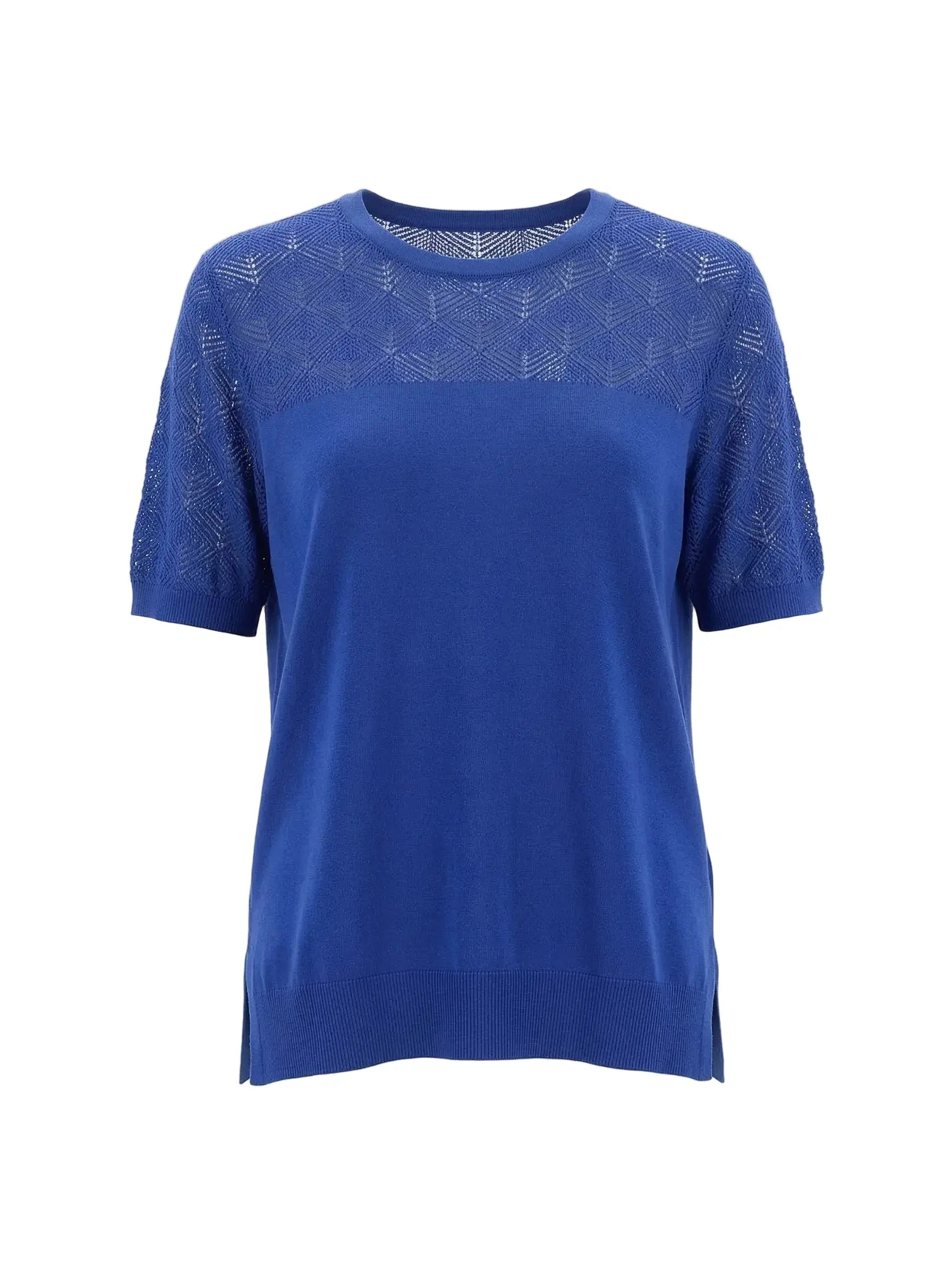 Maglia con girocollo traforato DORABELLA PIU'