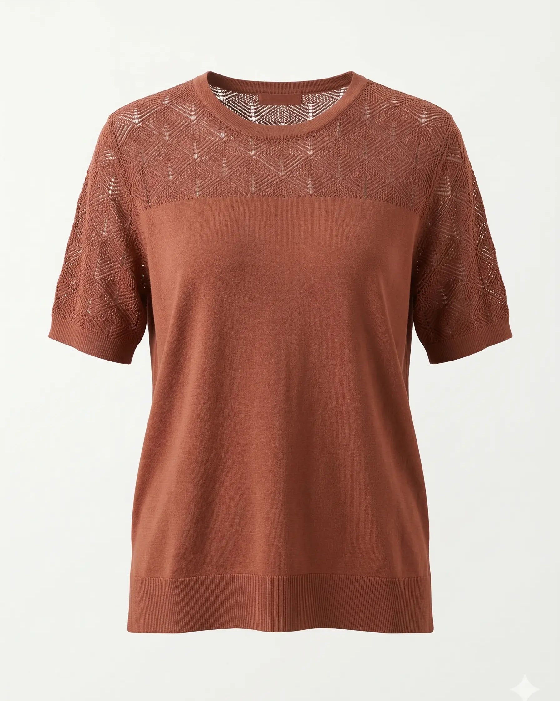 Maglia con girocollo traforato DORABELLA PIU'