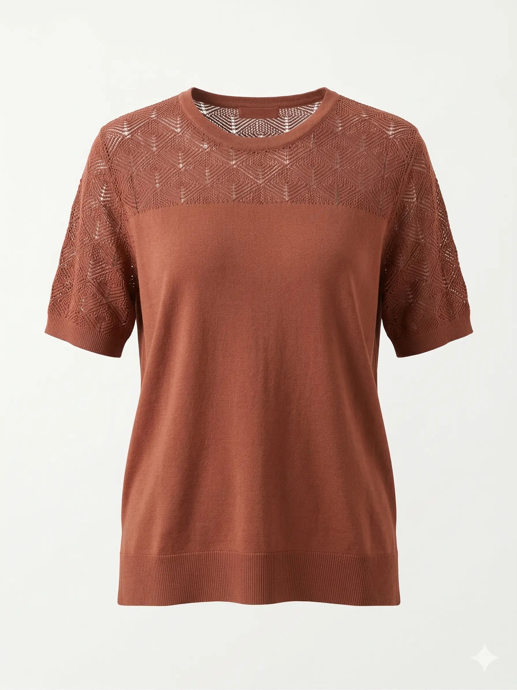 Maglia con girocollo traforato DORABELLA PIU'