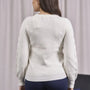 Maglia con maniche a sbuffo PANNA DORABELLA