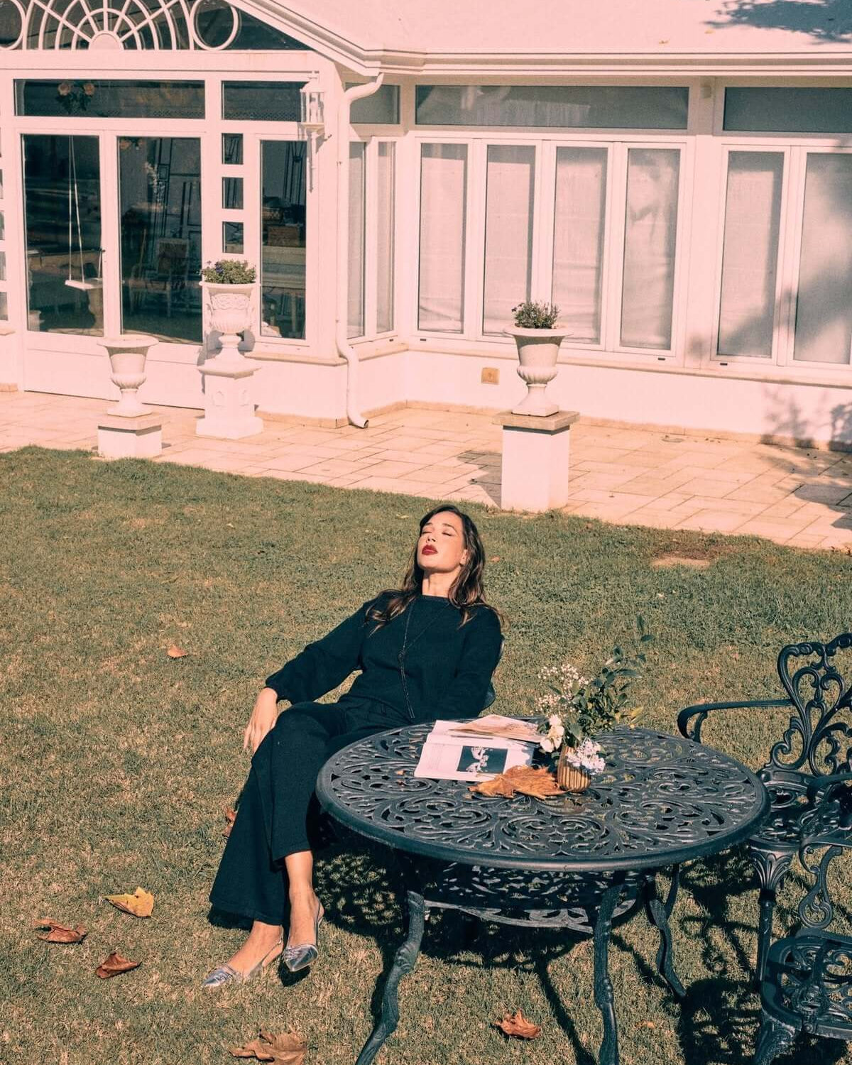 Maglia con maniche a sbuffo ed inserti lurex a tono NERO DORABELLA XXL