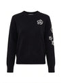 Maglia con ricamo fiori DORABELLA