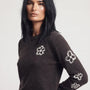 Maglia con ricamo fiori DORABELLA