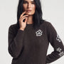 Maglia con ricamo fiori DORABELLA