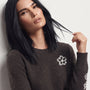 Maglia con ricamo fiori DORABELLA
